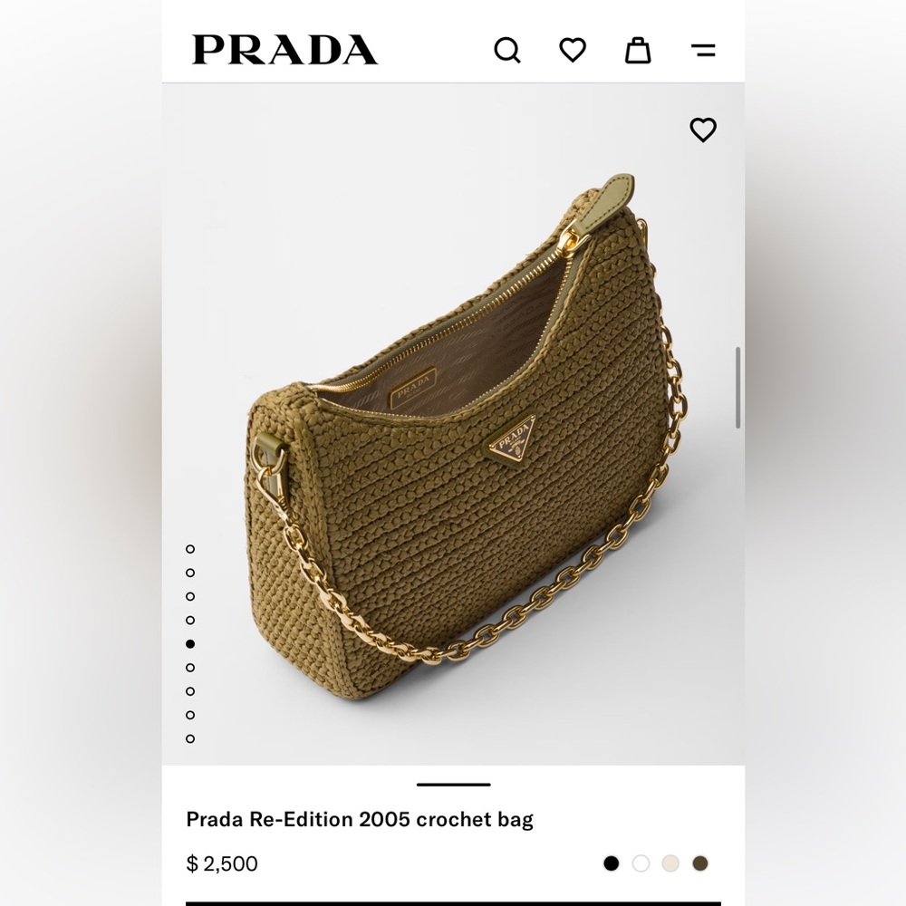 Prada Re-edition Purse and matching Headband
